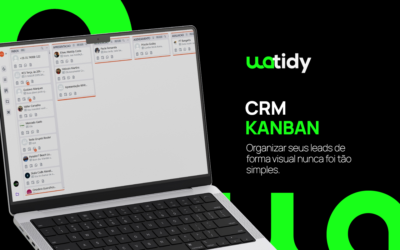 waTidy : CRM no whatsapp, Automações e Ferramentas para venda