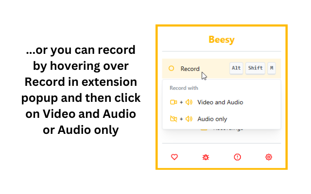 Beesy: Record Google Meets