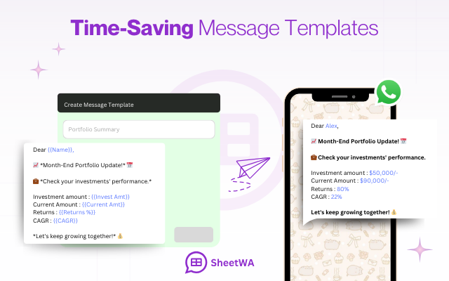 SheetWA Bulk WA Sender - Excel, Google Sheets