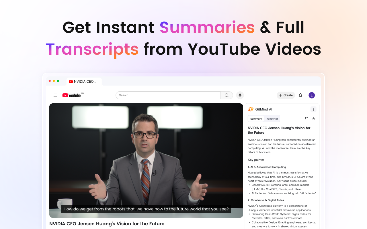GitMind AI：思维导图/智能总结/文档对话/图片视频全能工具