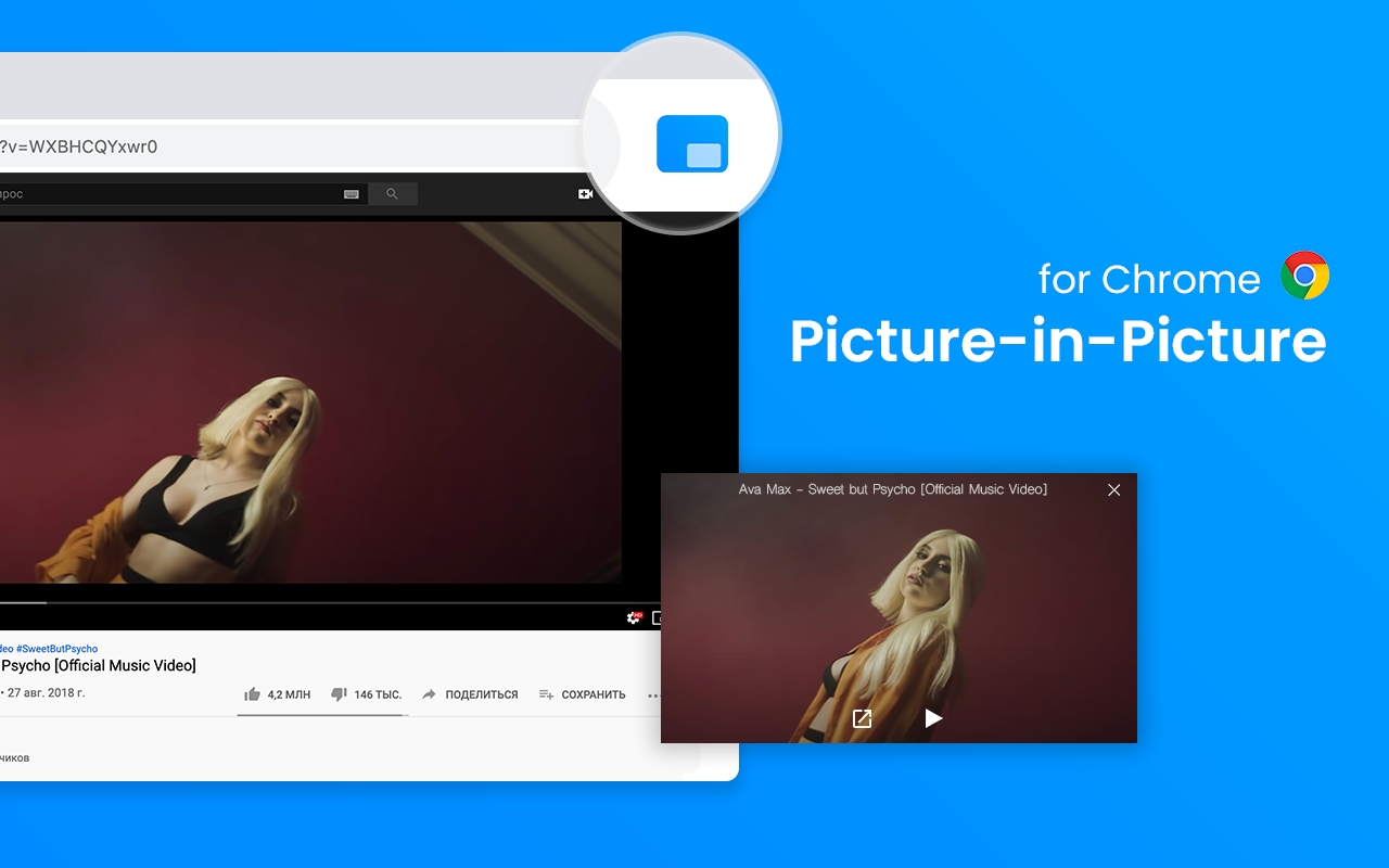 Chrome 的畫中畫功能