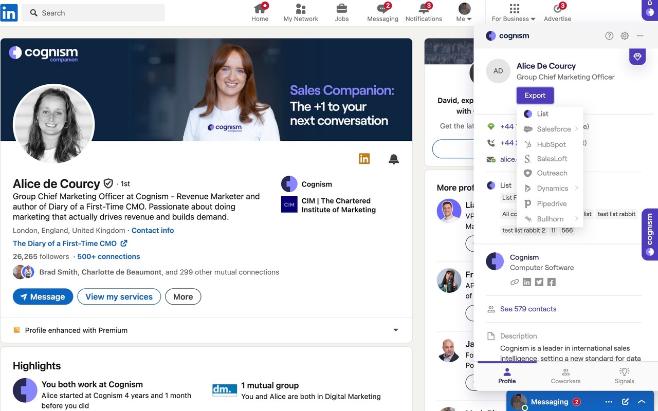 Cognism - Premium Sales Intelligence