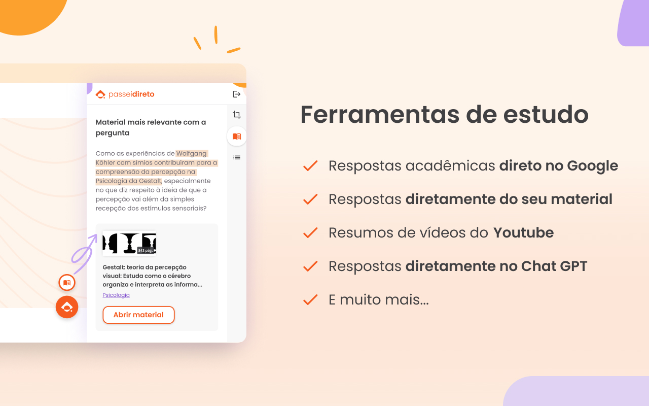 Passei Direto – Ferramentas de Estudo
