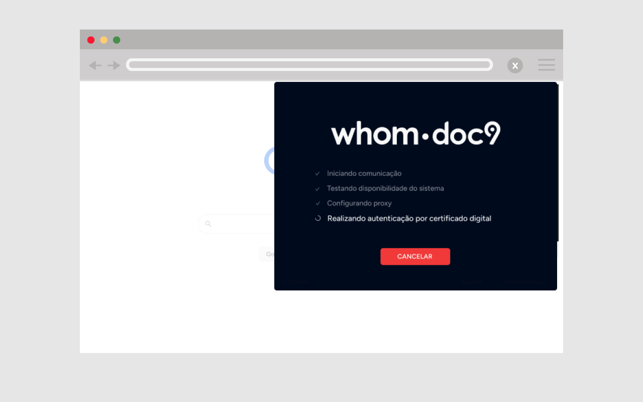 Whom? Gerenciador de certificados digitais
