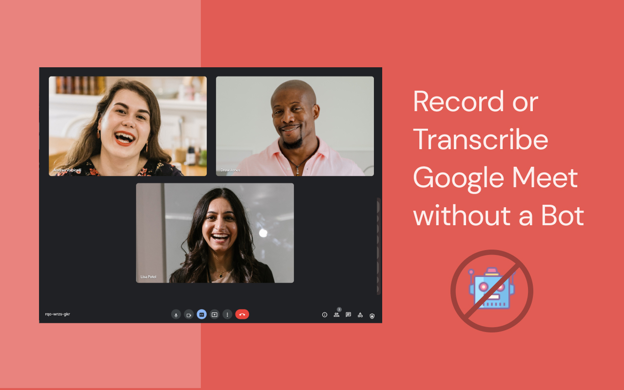 Scribbl: Google Meet AI会议笔记