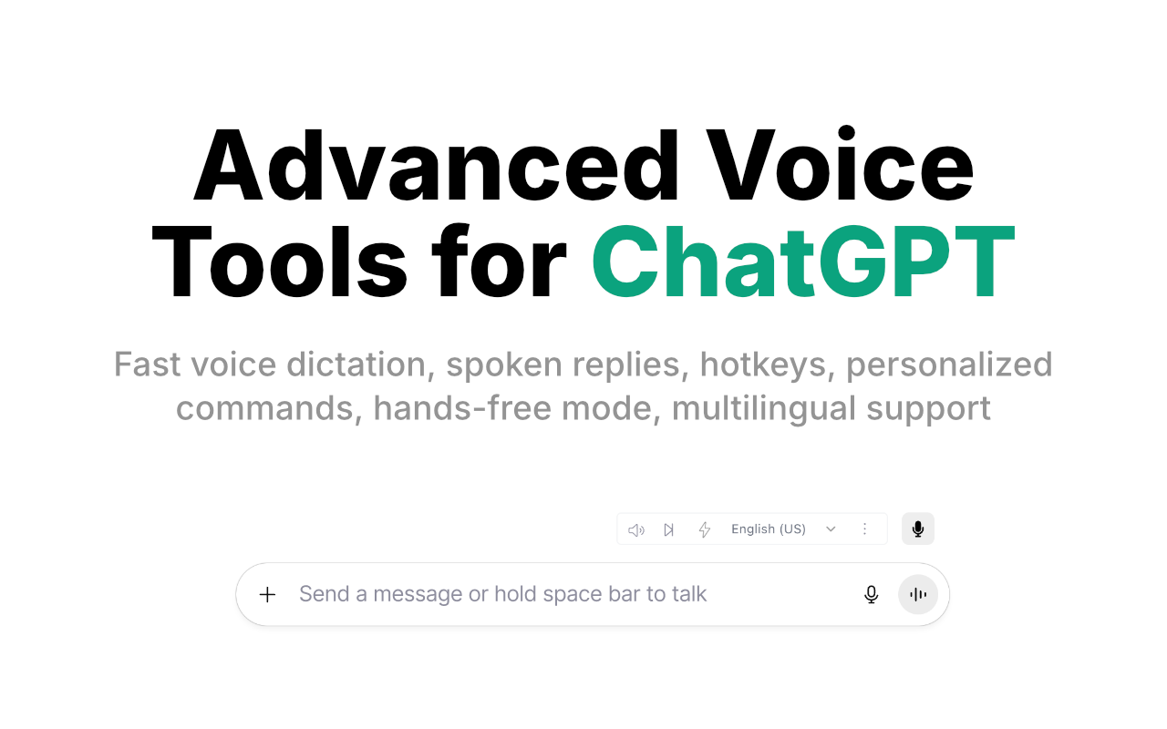 Voice Control for ChatGPT