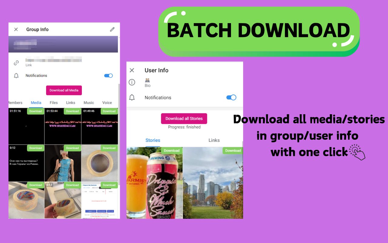 TG Downloader - Telegram视频下载器,电报受限图片视频下载器