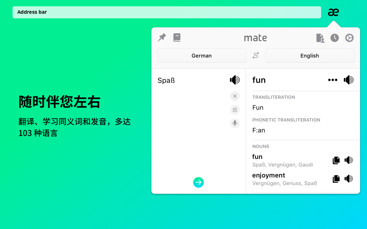 Mate Translate – 翻译器、词典
