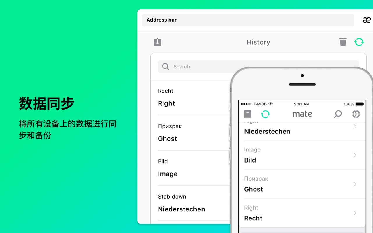 Mate Translate – 翻译器、词典