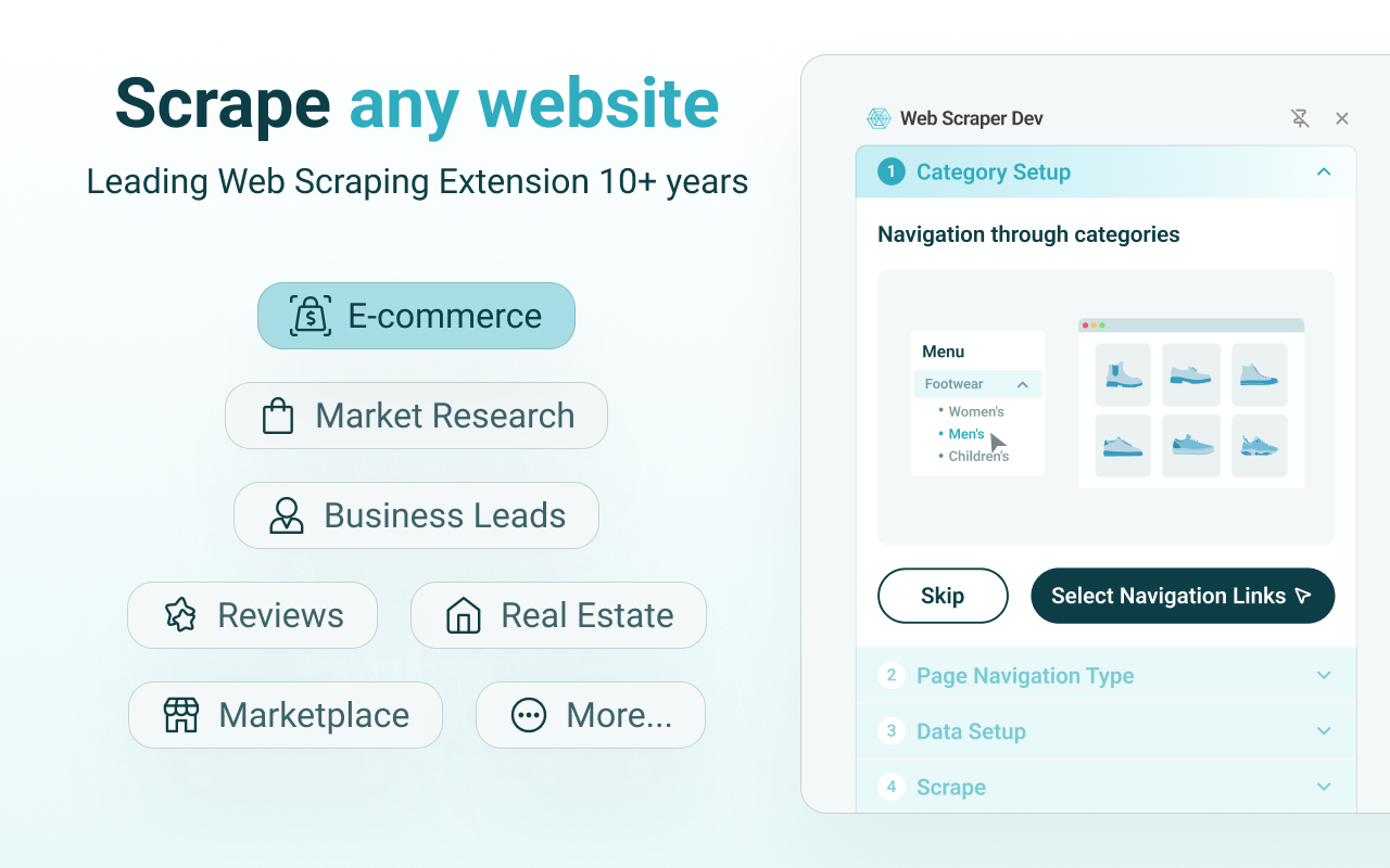 Web Scraper - Free Web Scraping