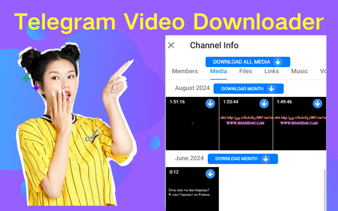 Telegram Video Downloader - 电报视频下载器