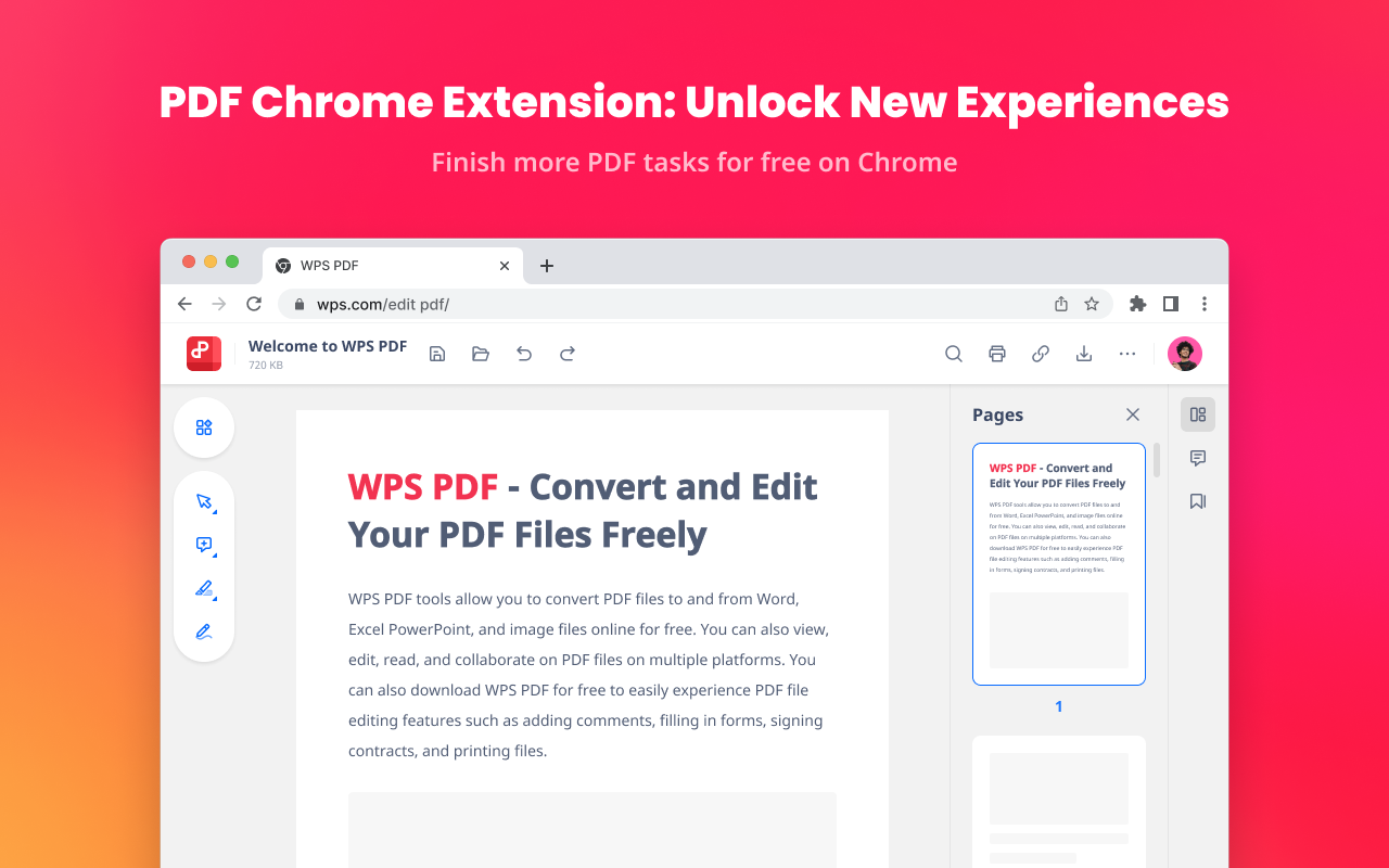 WPS PDF-轻松阅读、编辑、填写表单、转换PDF，并使用AI与PDF问答和互动