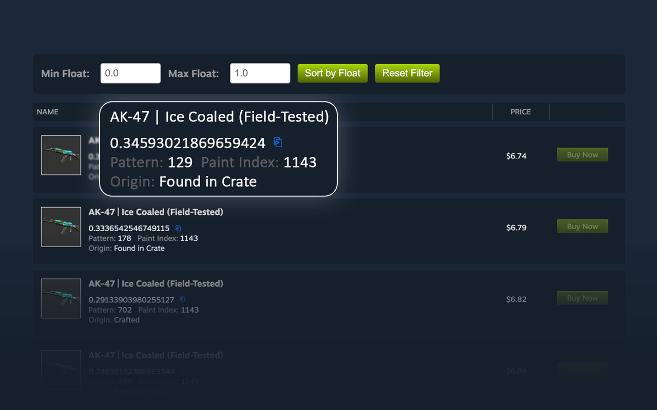 CSGOFLOAT | 漂浮检查器