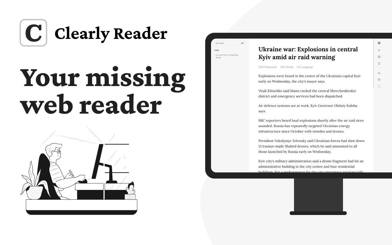 Clearly Reader - 你的AI阅读助手