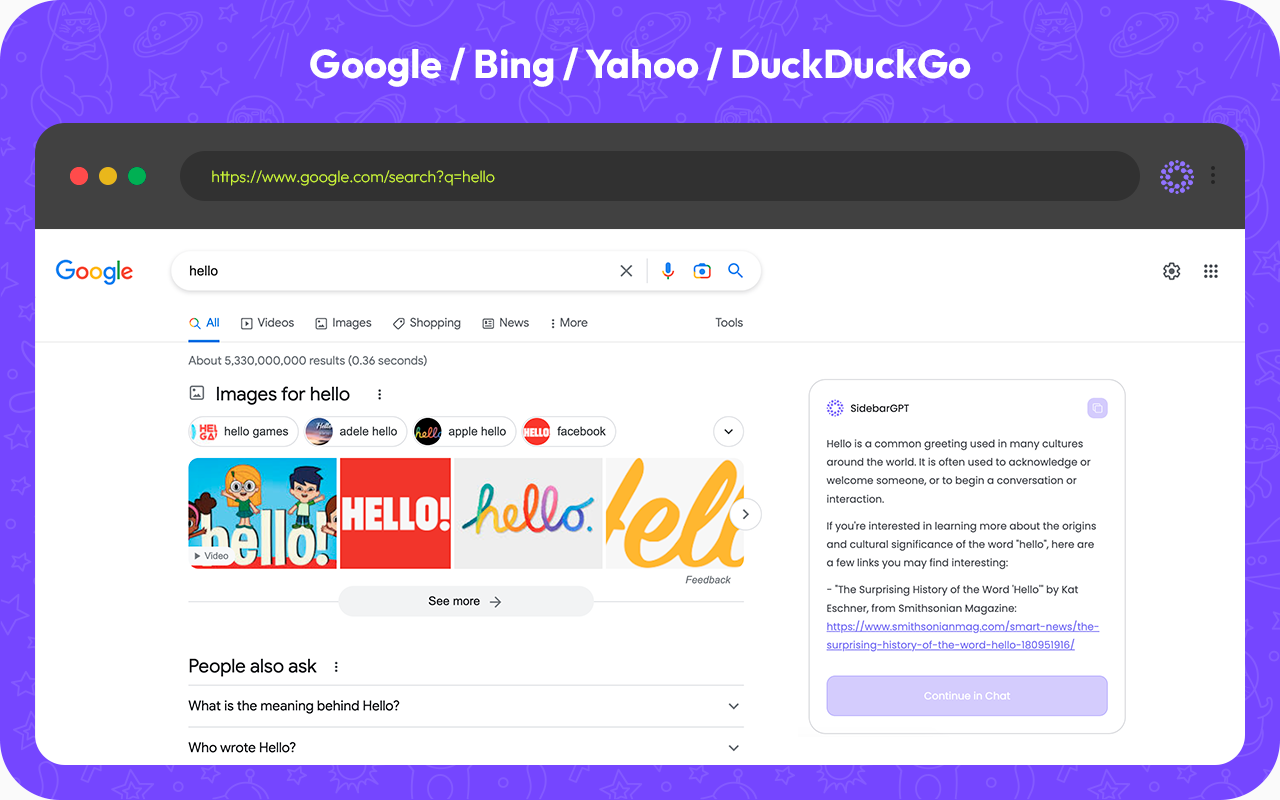 用於 Chrome 的 AI | SidebarGPT