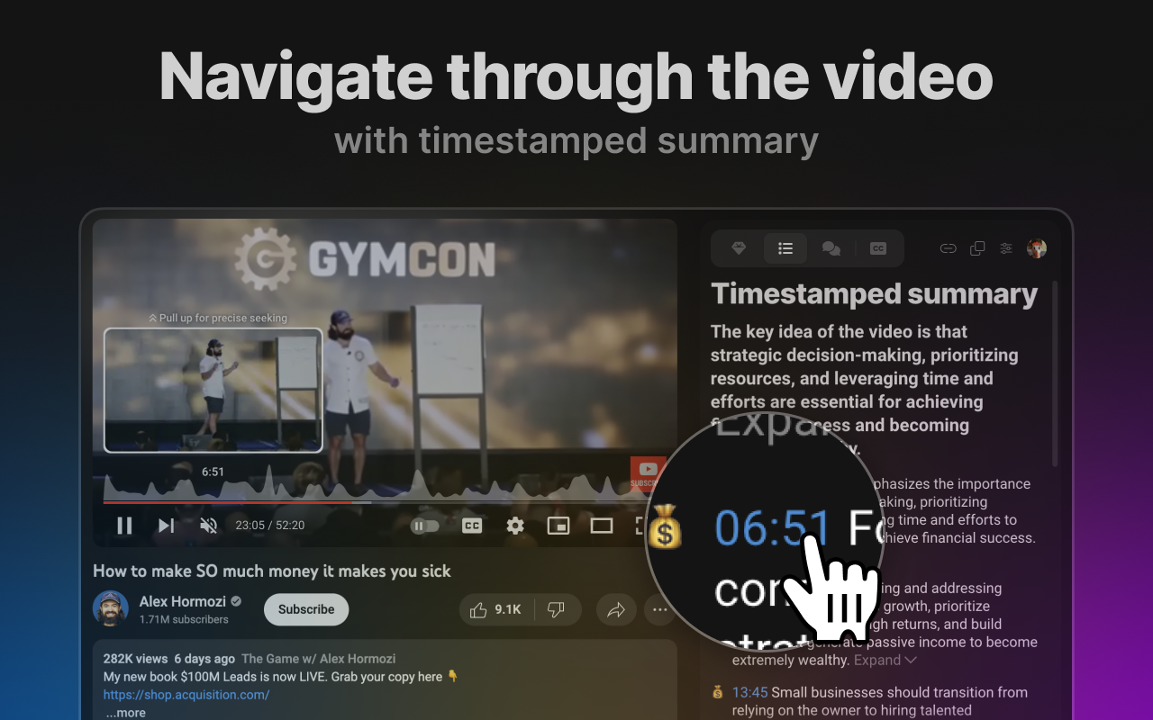 Eightify：AI YouTube 视频摘要工具