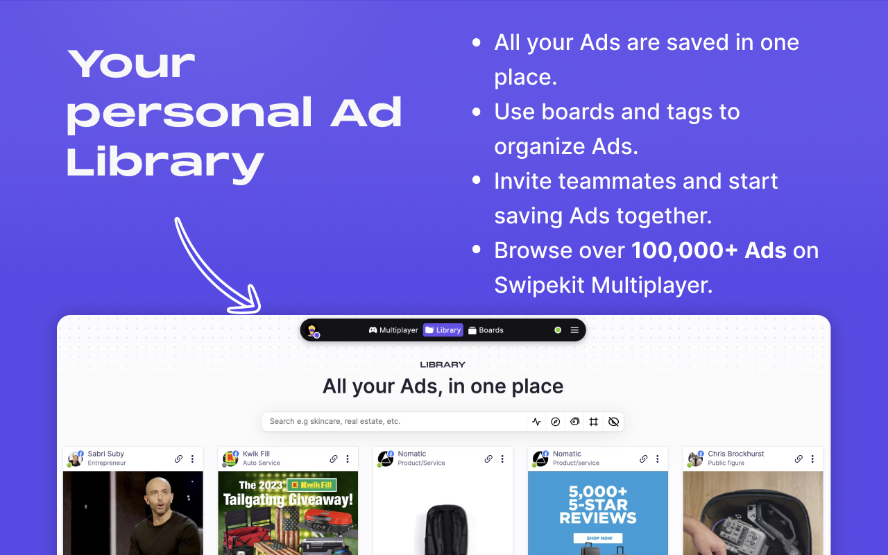 Ad Library downloader