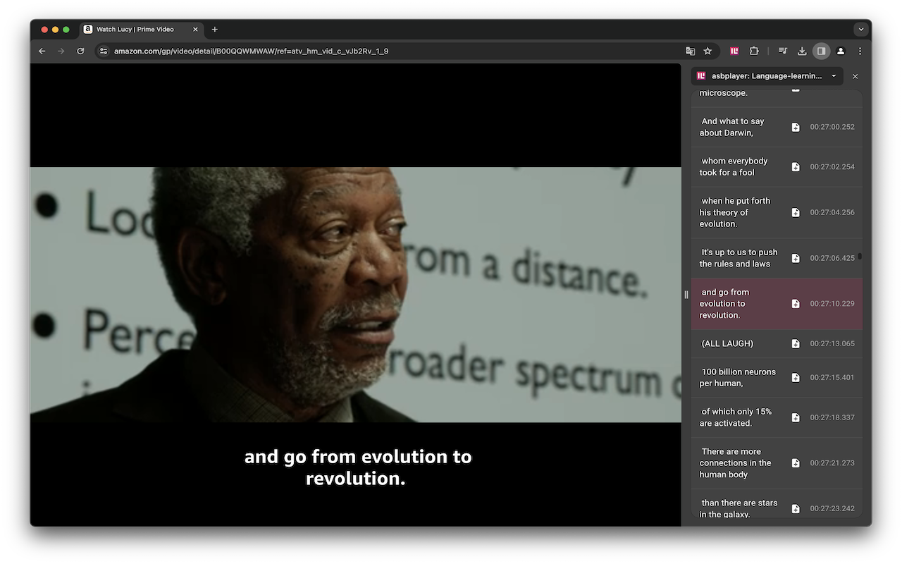 asbplayer: Language-learning with subtitles
