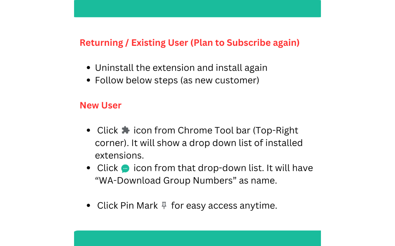 WA - Download Group Phone Numbers
