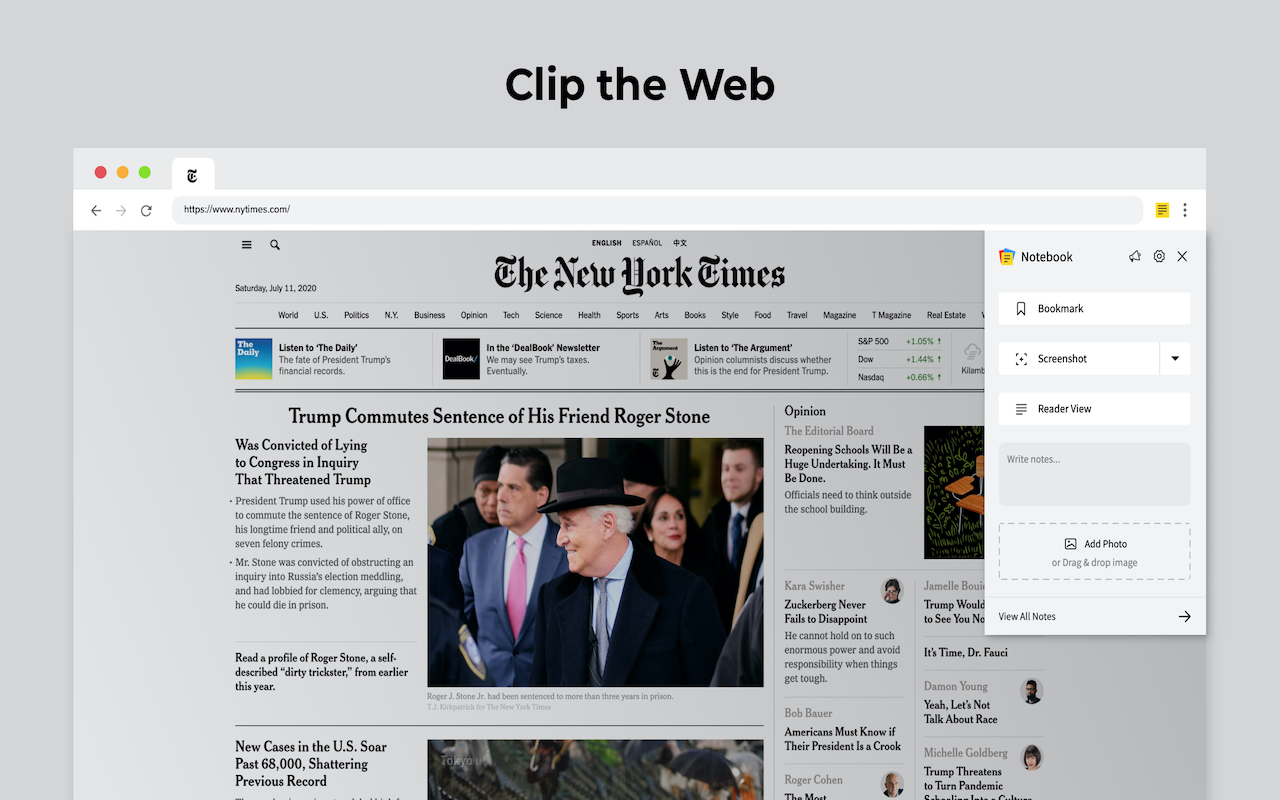 Notebook Web Clipper – Sticky Notes & Save Articles