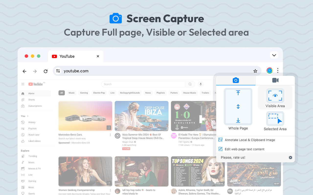 截图和屏幕录制器