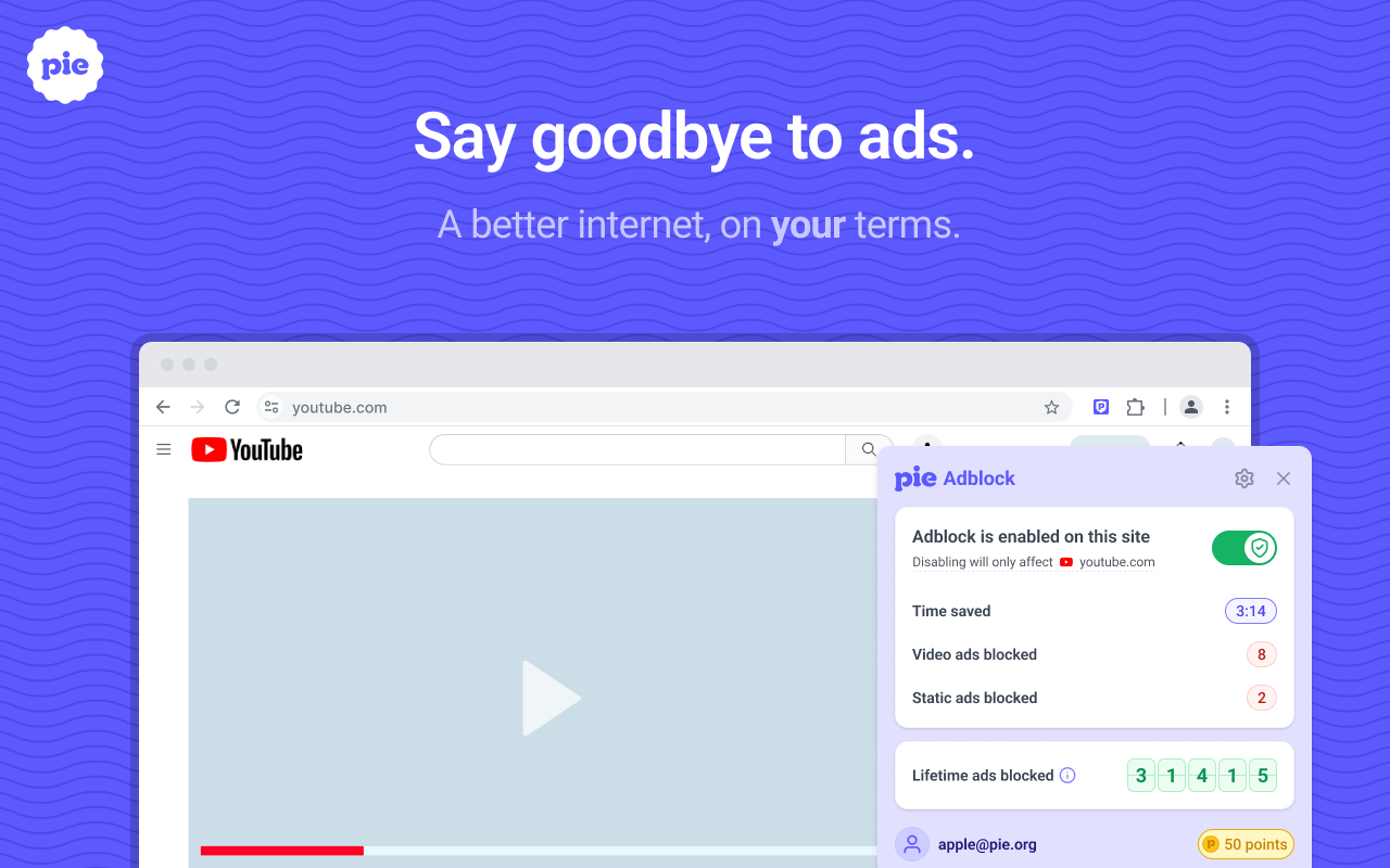 Pie Adblock - A Powerful Free Ad Blocker