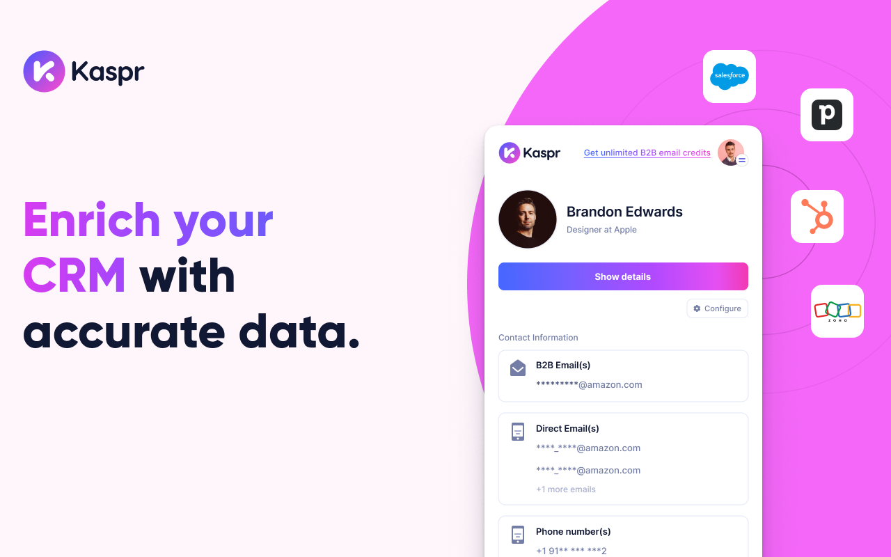Kaspr: B2B Phone Number and Email Finder