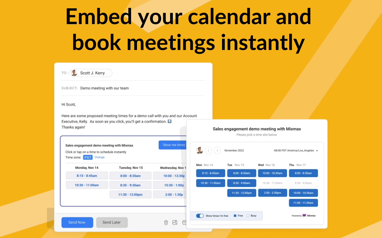 Mixmax: AI-Powered Sales Engagement, Email Tracking and Meeting Scheduling