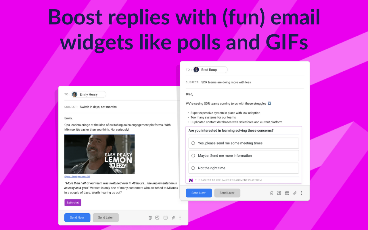 Mixmax: AI-Powered Sales Engagement, Email Tracking and Meeting Scheduling