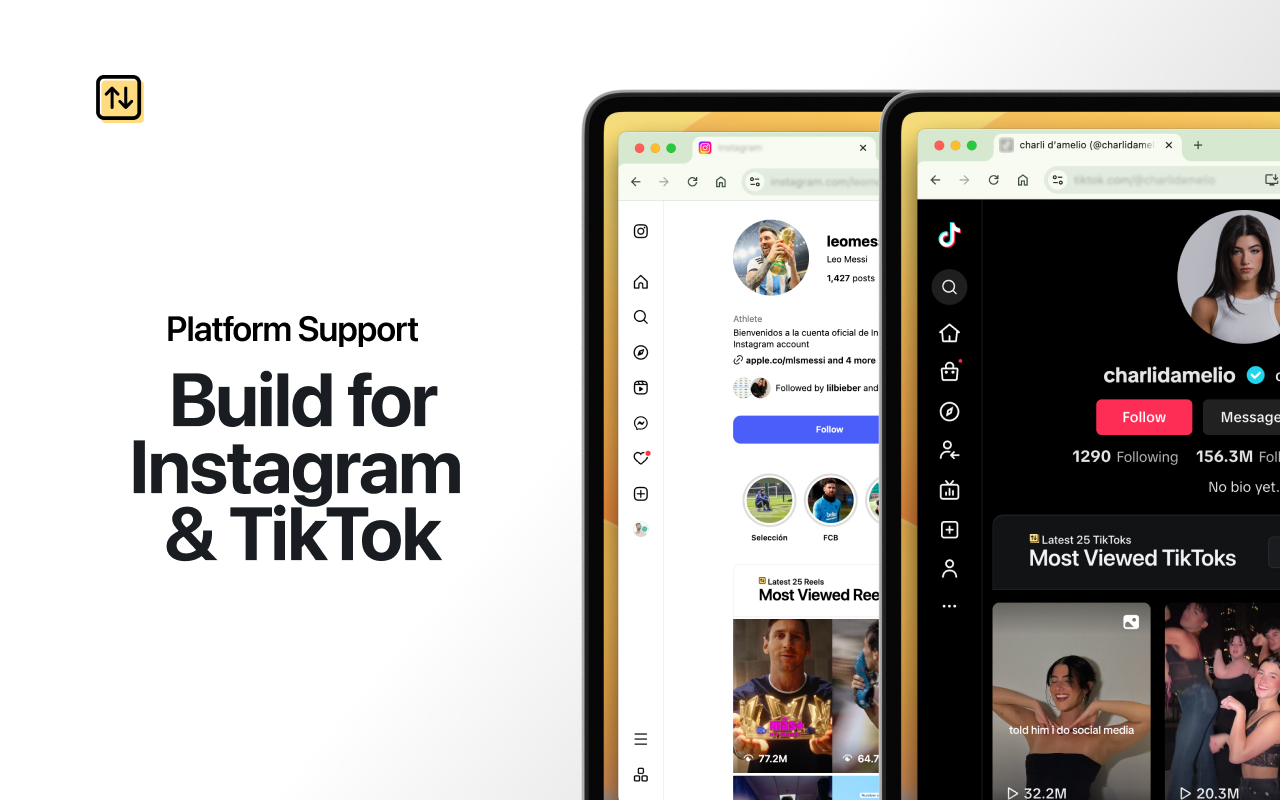 Sort Feed - Instagram & TikTok Supercharger
