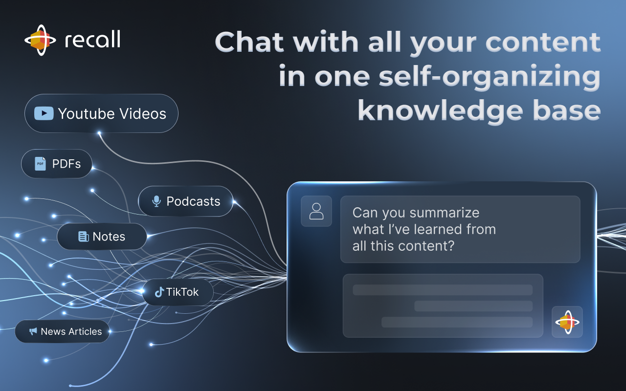 Recall | Summarize Anything, Forget Nothing
