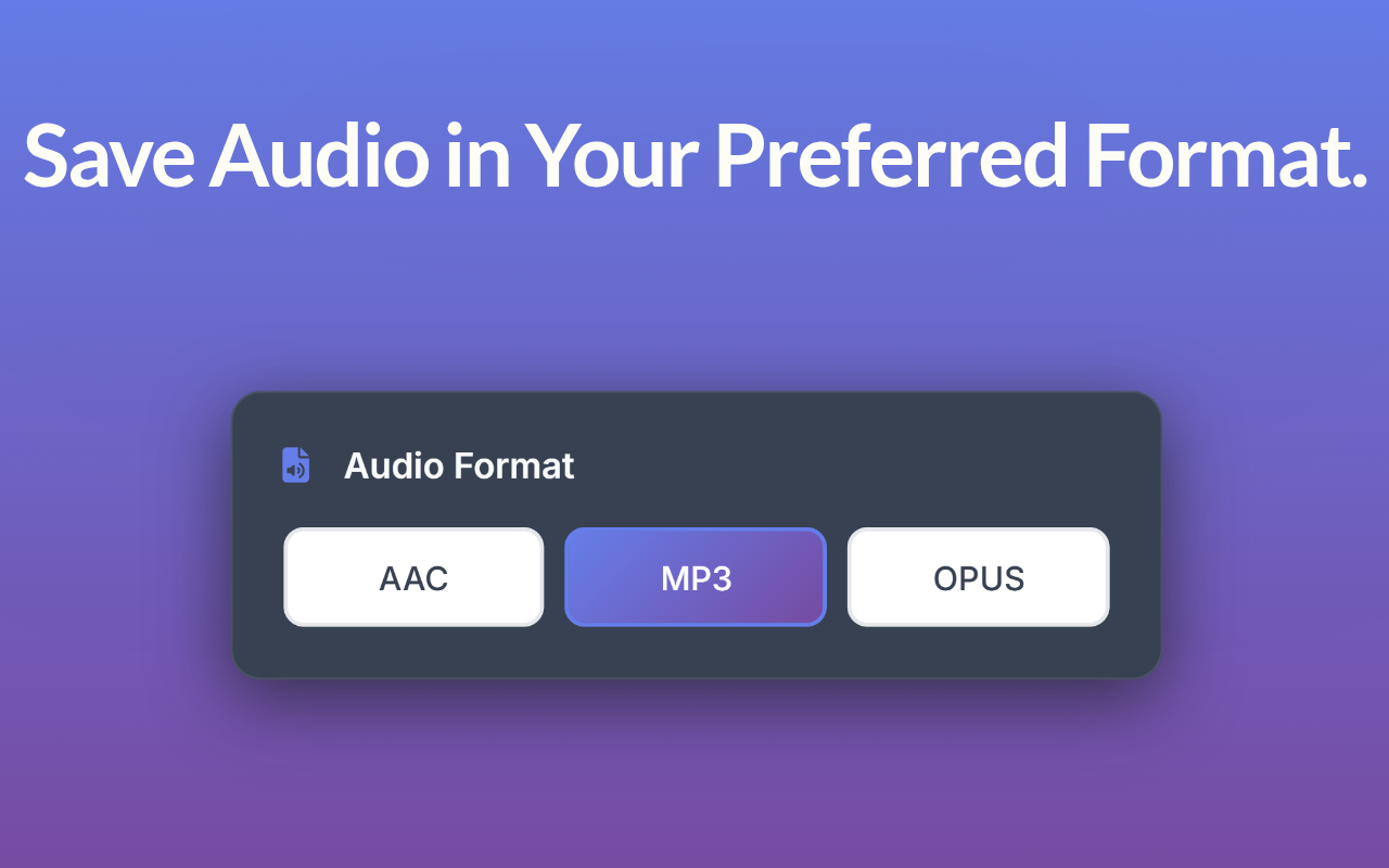 Save the ChatGpt voice