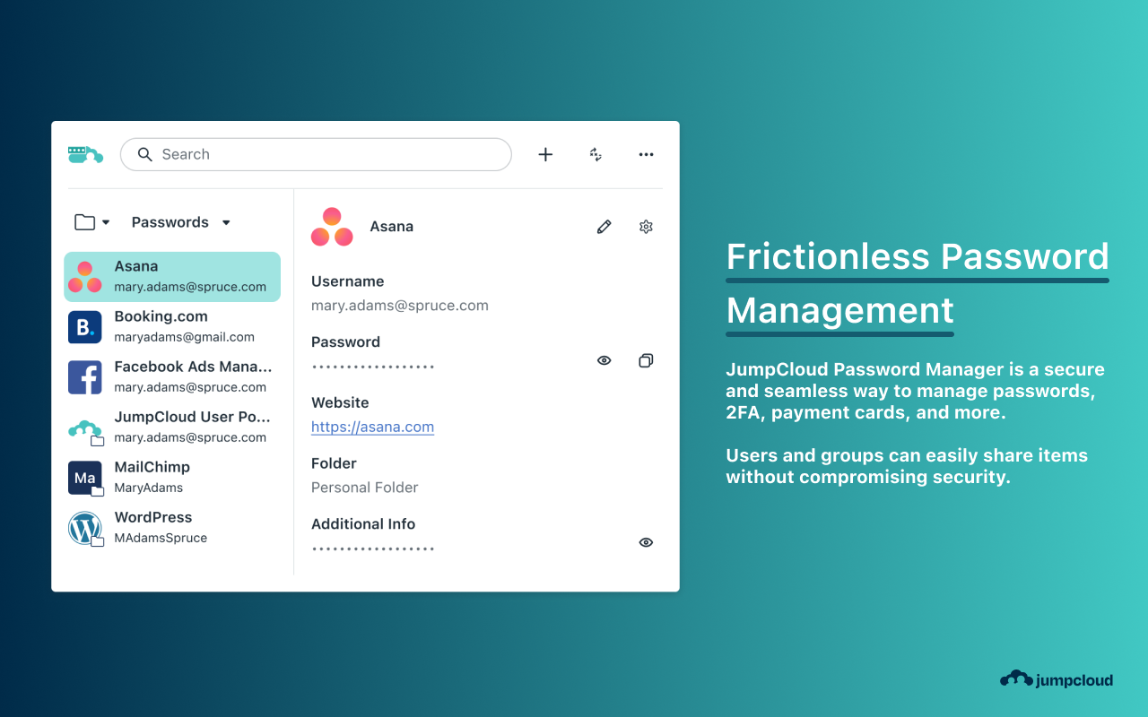 JumpCloud Password Manager