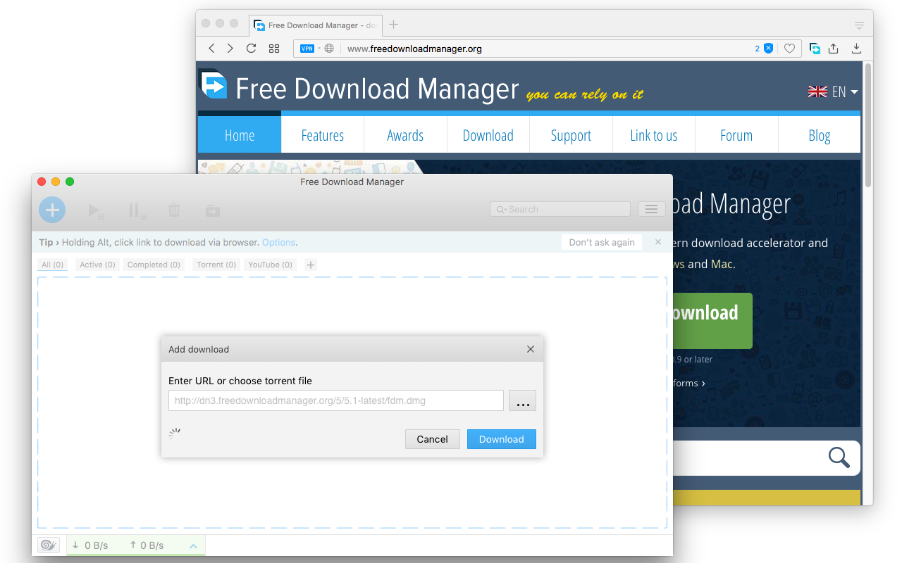 Download with Free Download Manager (FDM)