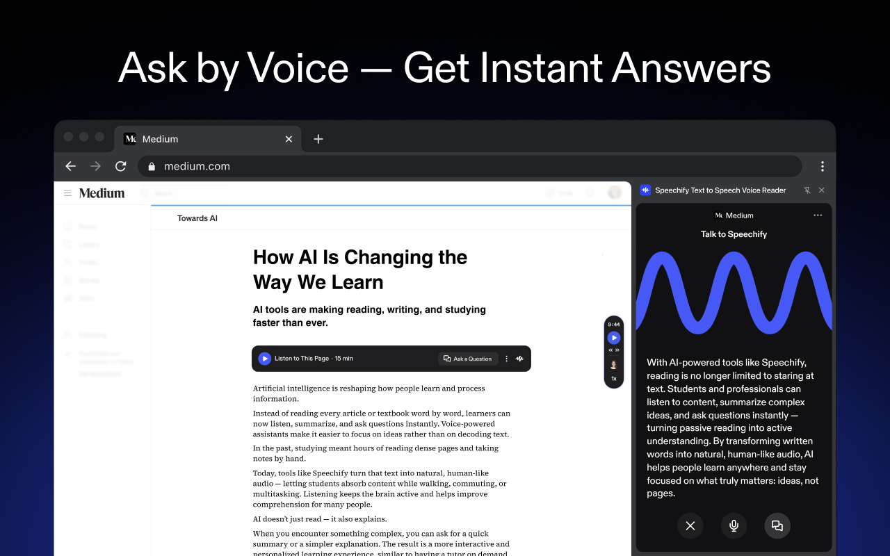 Speechify — Voice AI Assistant