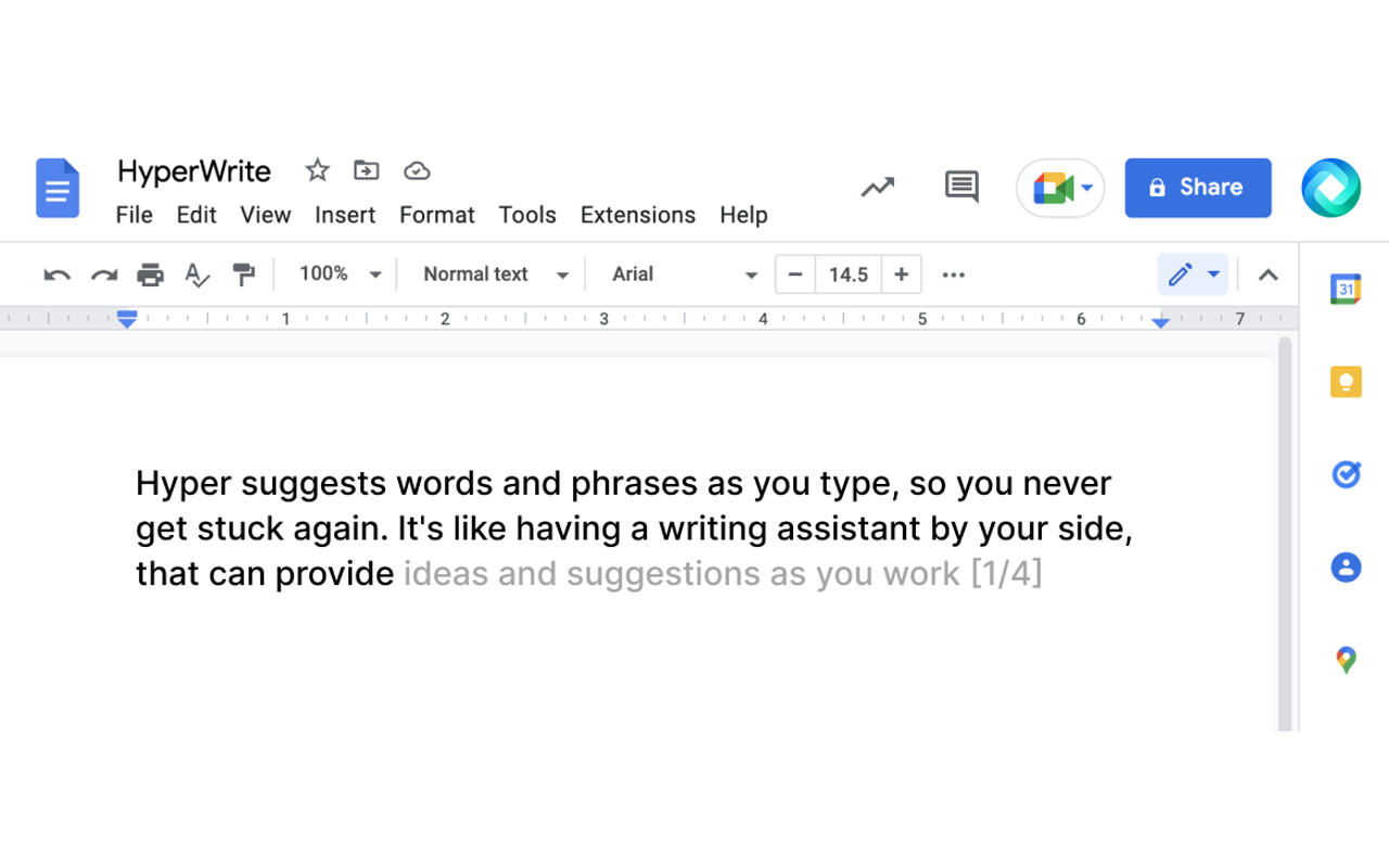 HyperWrite - AI Writing Assistant