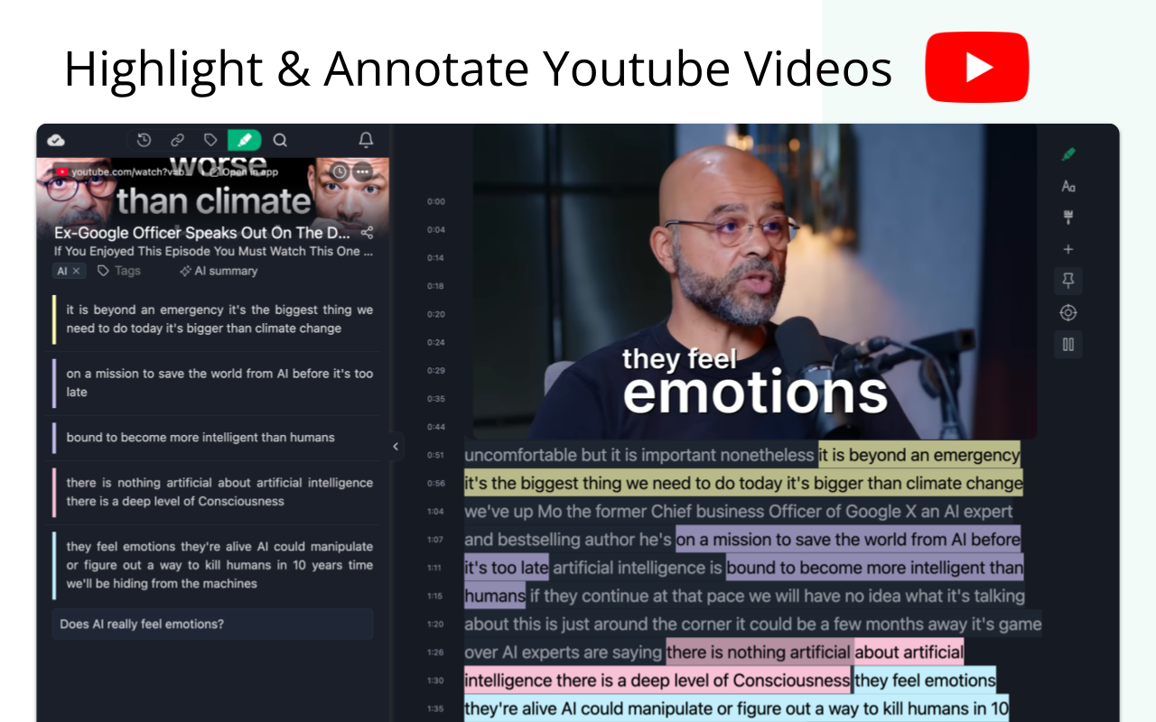 Web Highlights: PDF & Web Highlighter + Notes & AI Summary