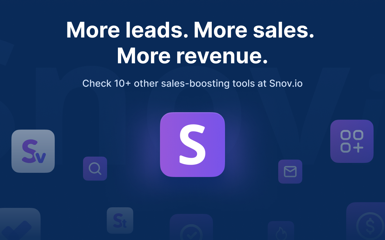 Snov.io 邮箱地址查找工具