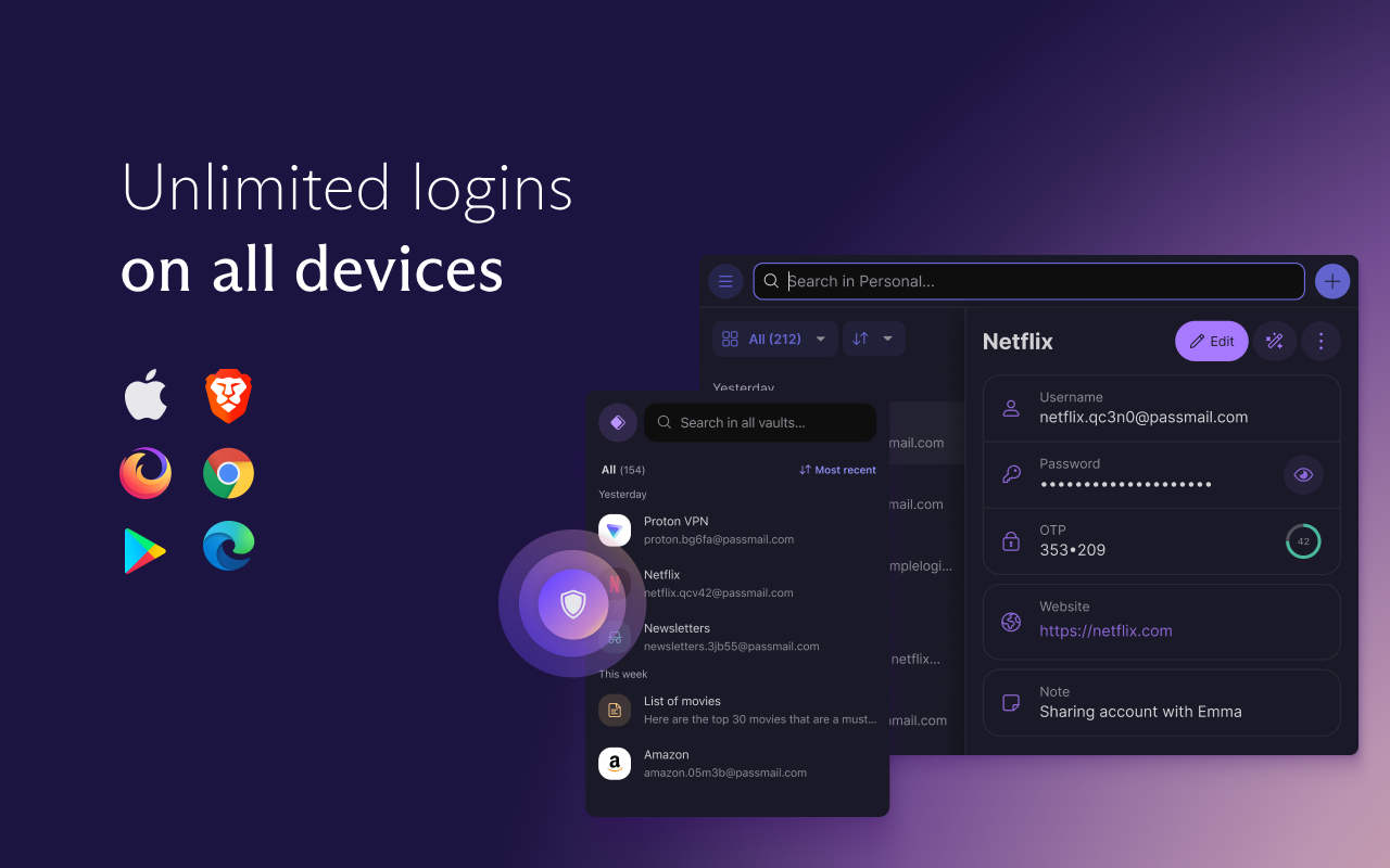 Proton Pass: Free Password Manager