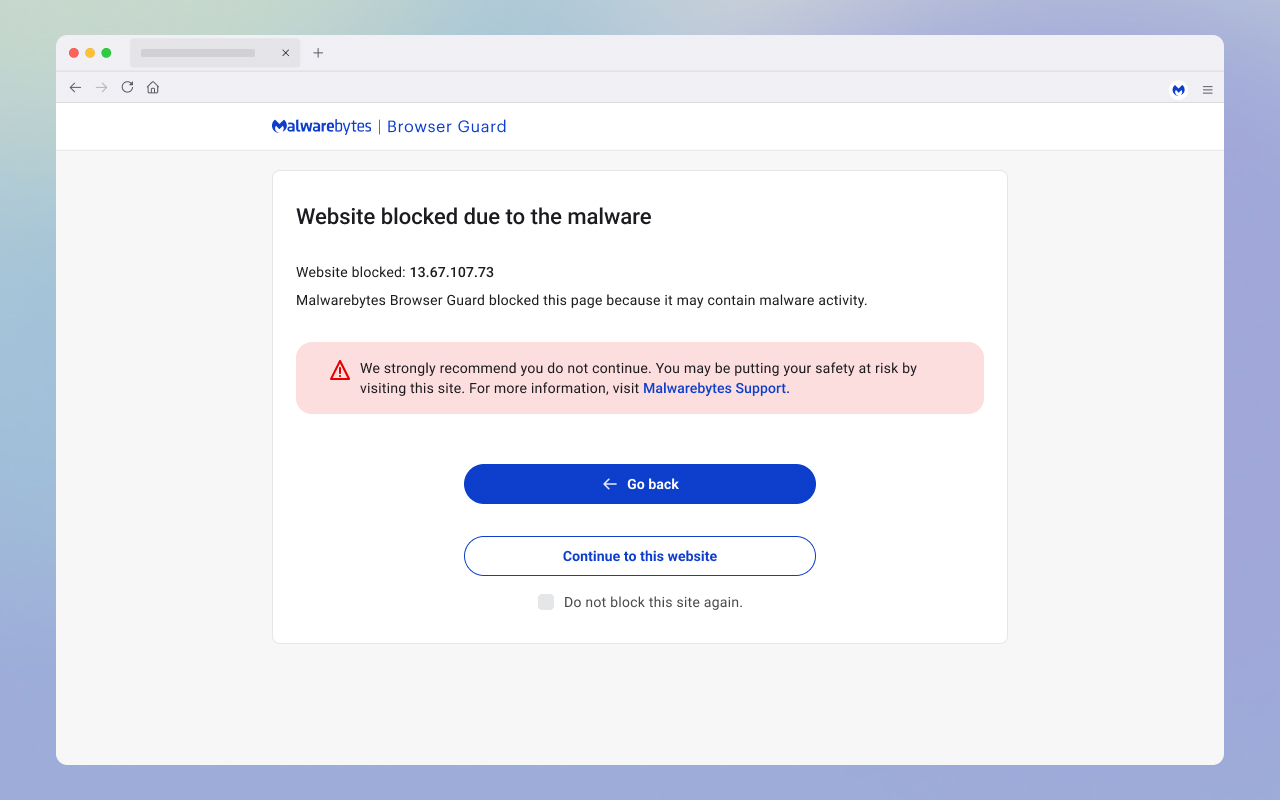 Malwarebytes Browser Guard