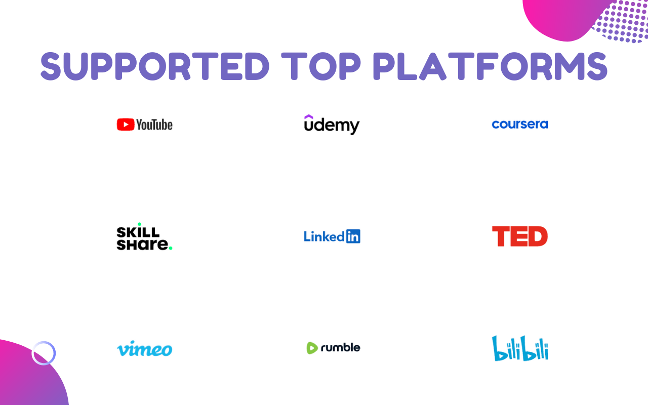 YouTube Notes to Notion with Udemy, Coursera, BiliBili and more by Snipo