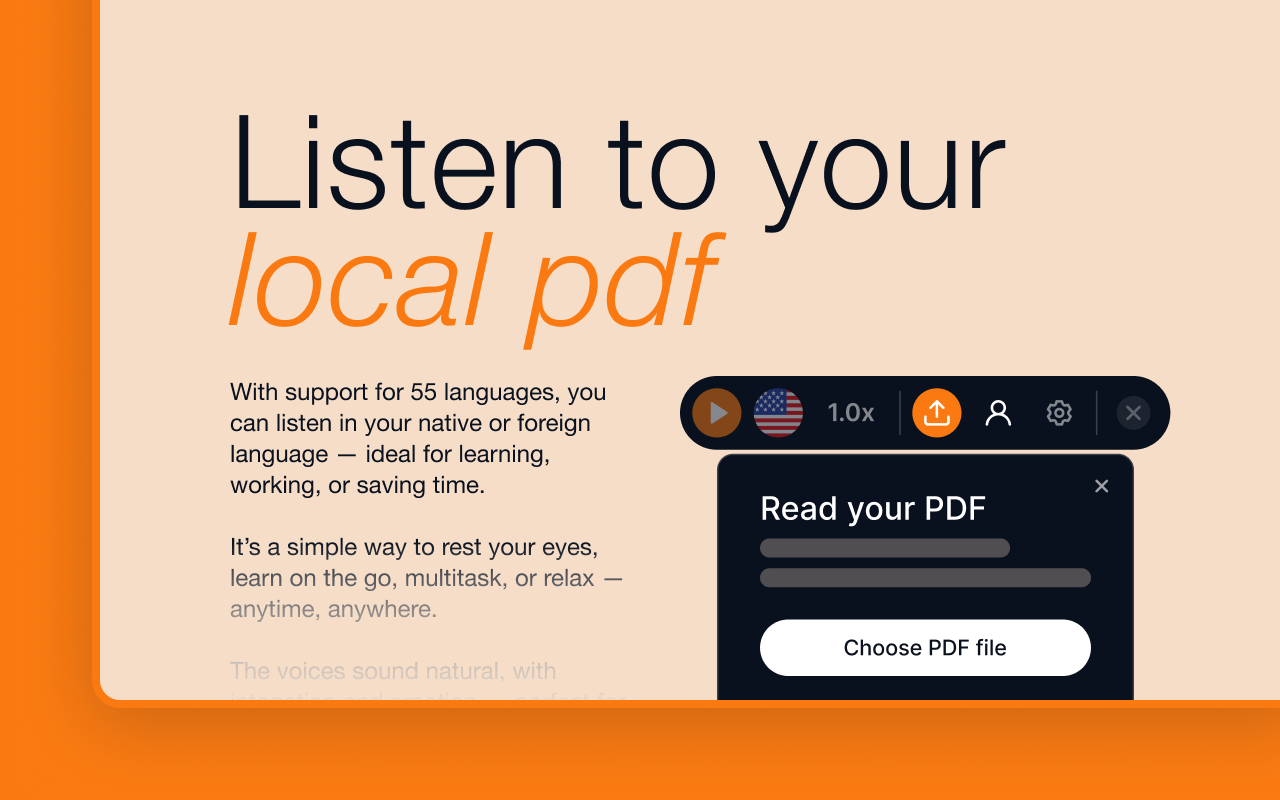 文本朗读器 – Text to Speech