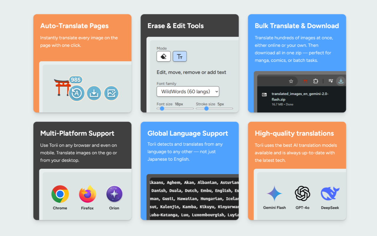 Torii Image Translator — AI Manga Translator, Manhwa Translator ...