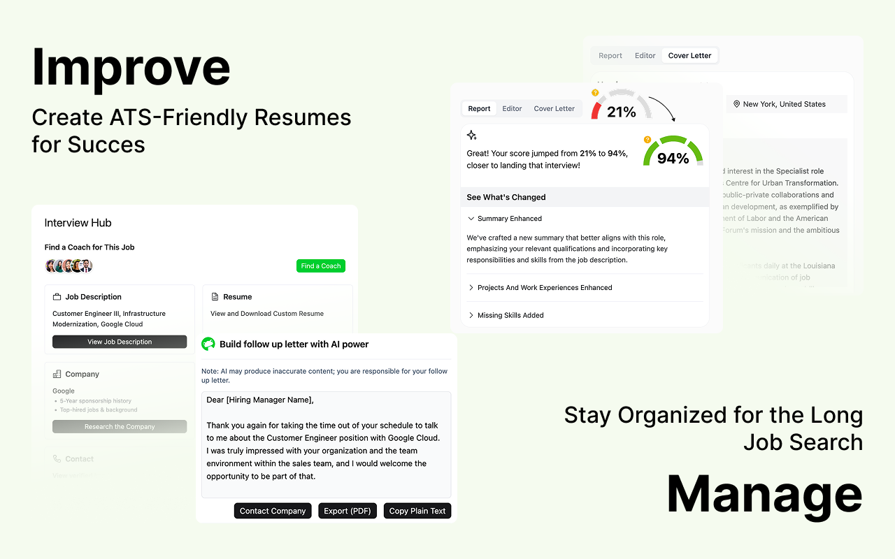 FrogHire.ai - AI Resume & Job Search, Autofill, H1B Checker