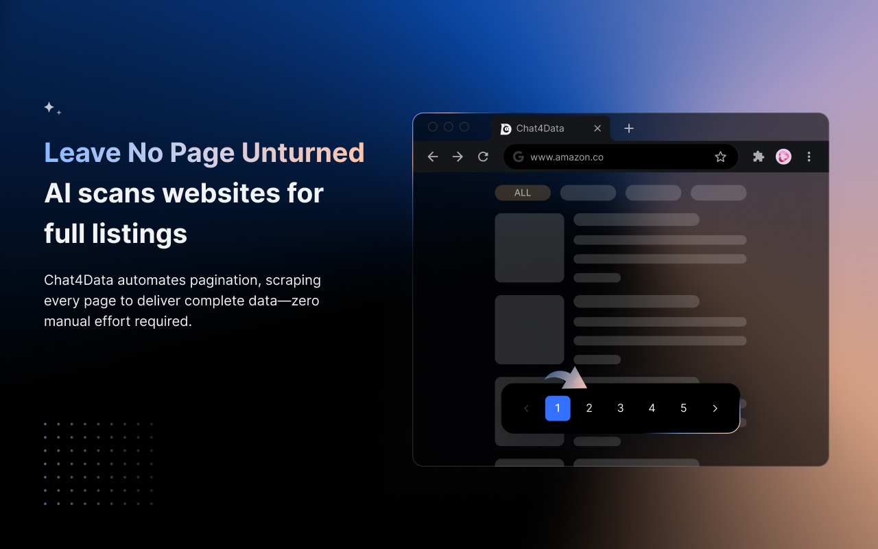 Chat4Data - AI网页数据采集扩展程序