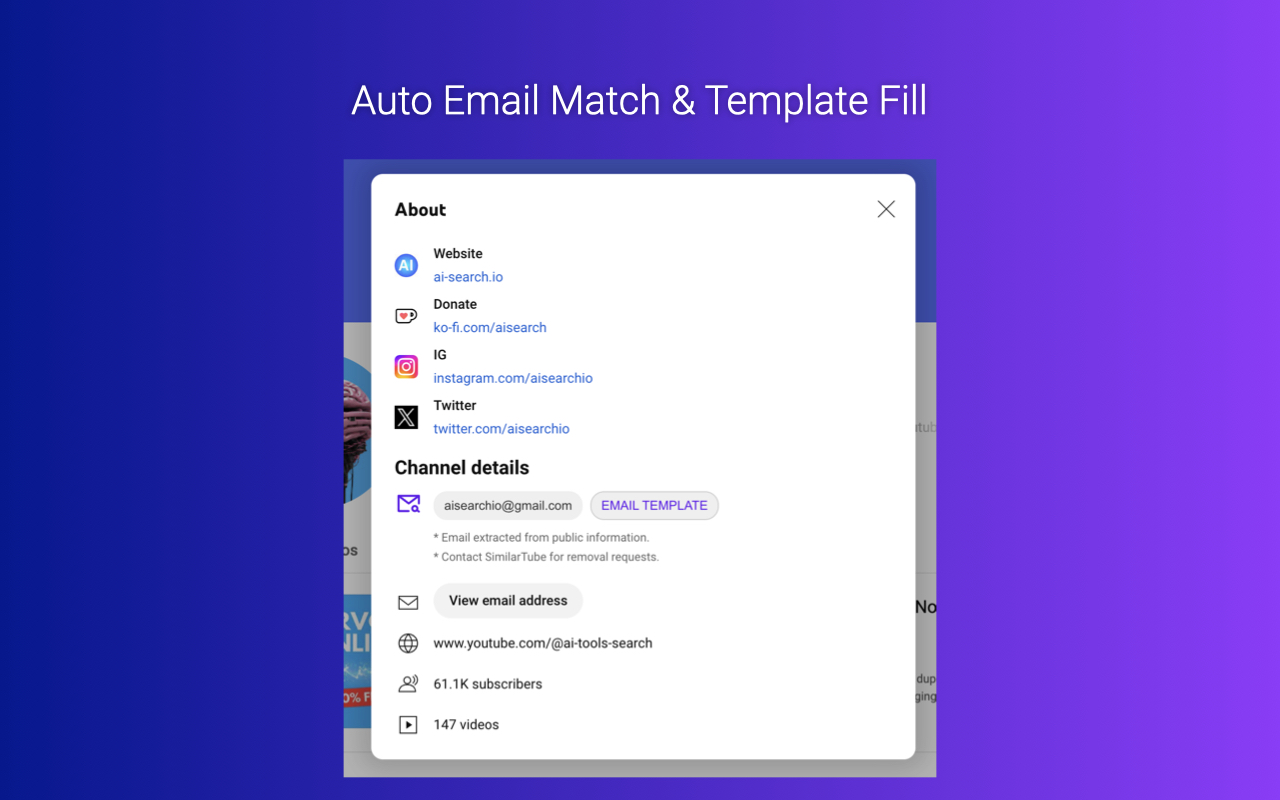 SimilarTube - 发现相似YouTube频道