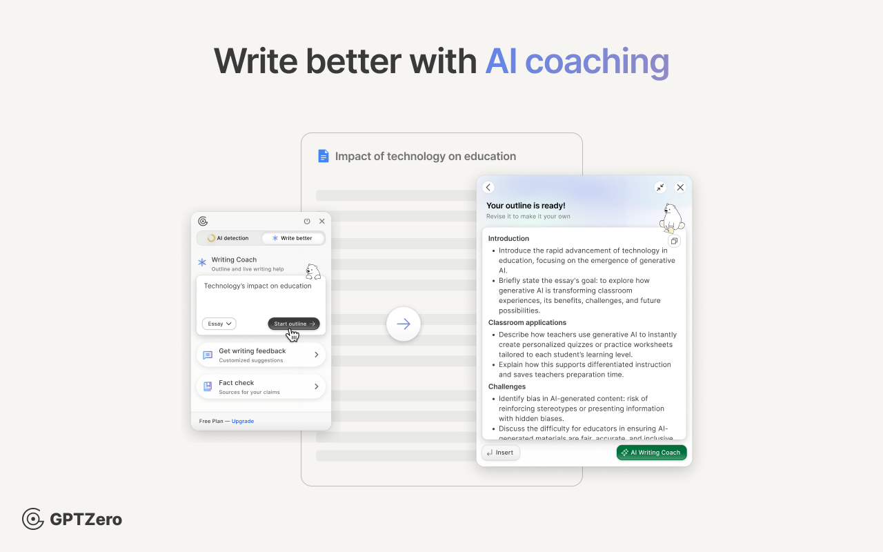 GPTZero: AI Detection & Writing Tools for Google Docs