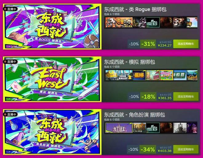 steam东成西就新春特卖时间详解