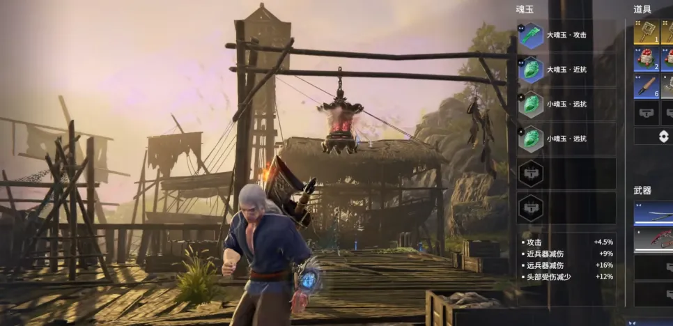 永劫无间落日寺悬挂火笼在哪